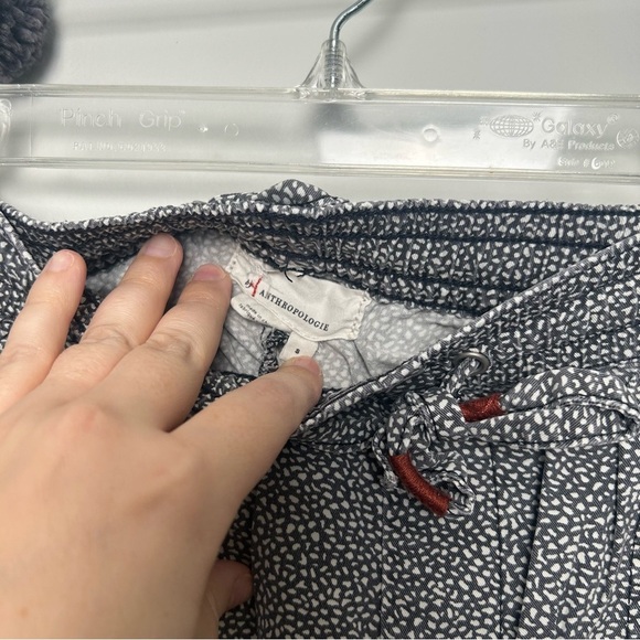 Anthropologie Orana Relaxed Fit Blue and White Joggers - Picture 5 of 8